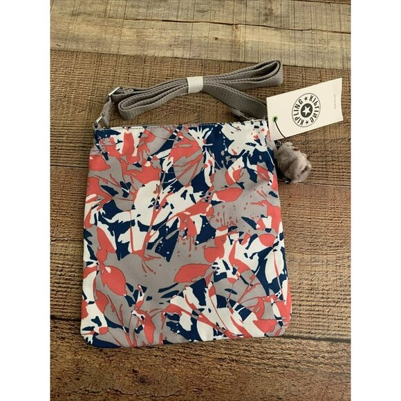 NWT New Kipling AC7906 Keiko Crossbody Mini Bag Polyester Autumnal Field Multi - Picture 3 of 5
